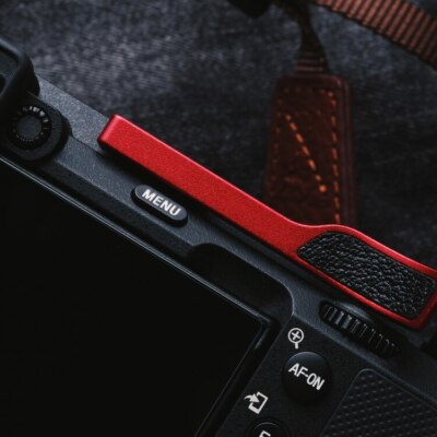 For Sony A7C A7CII A7CR Thumb Rest Thumb Up Grip With Leather Sticker
