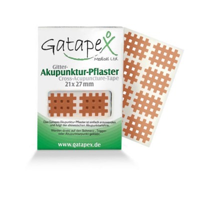 Gatapex Akupunkturpflaster Form: Gitter 160 Stück Hautfarbe (  2,1 cm x 2,7 cm )