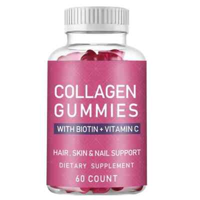 Beauty Hair Skin Nails Biotin Collagen Gummies for Whitening Skin Vitamin