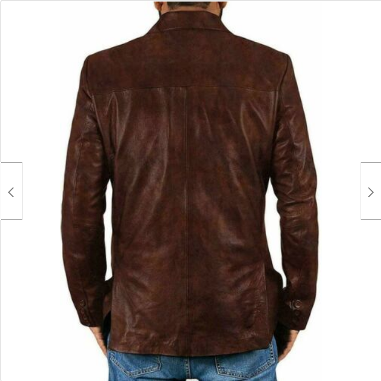 ZAFY LEATHER 2 KNOPF MODISCH HERREN BLAZER ORIGINAL WEICHES LAMMLEDER SLIM FIT BLAZER ZL53