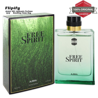 Ajmal Free Spirit Cologne 3.4 oz EDP Spray for Men by Ajmal