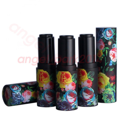 Black Retro Empty lip gloss tubes lip balm bottles DIY 12.1mm