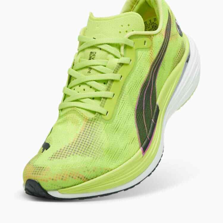 Pre-owned Puma Deviate Nitro Elite 2 Ekiden 380097 01 Men's Running Shoes In Green