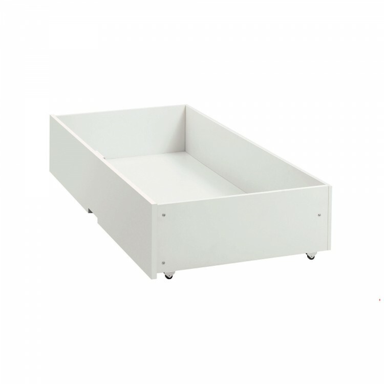 Atlantis White Painted Bedroom Furniture Wooden Under Bed Storage