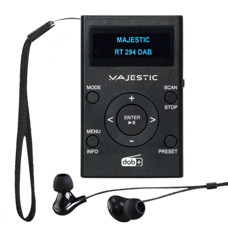 RADIO PORTATILE DAB/DAB+/FM MAJESTIC RT 294 MP3