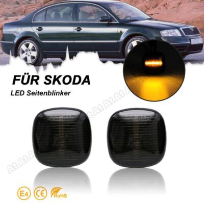 LED SEITENBLINKER BLINKER SCHWARZ AUDI A3 8L A4 B5 A8 SKODA IBIZA FABIA OCTAVIA