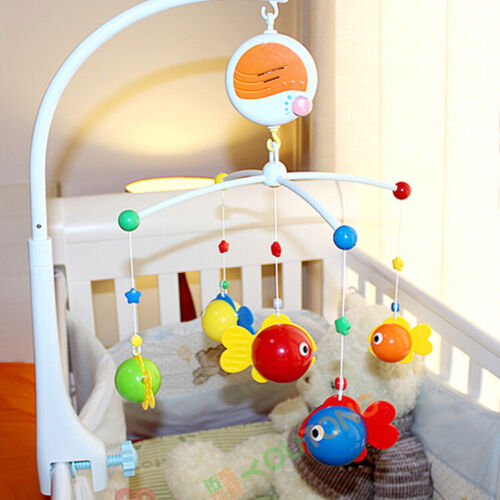 Baby Musical Crib Mobile Infant Bed Decoration Hanging Rotating Bell Bath Toy US