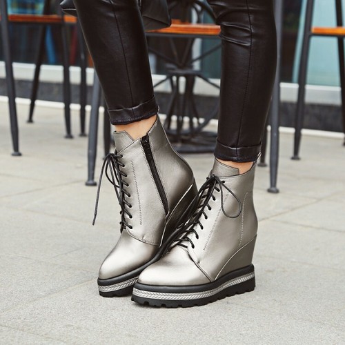 pointy platform boots