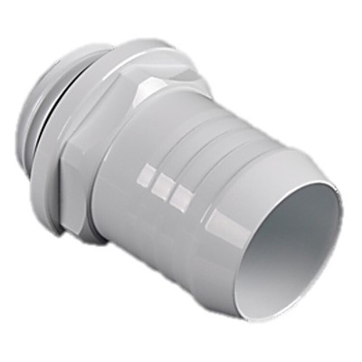 Bitspower G1/4'' to 1/2'' Barb Fitting for Soft Tubing, Deluxe White, 2-pack