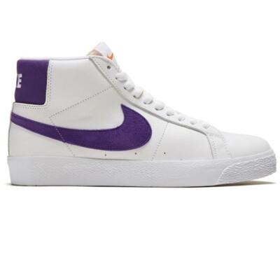 Nike SB Zoom Blazer Mid ISO Men's, White/Court Purple, DZ4949-100