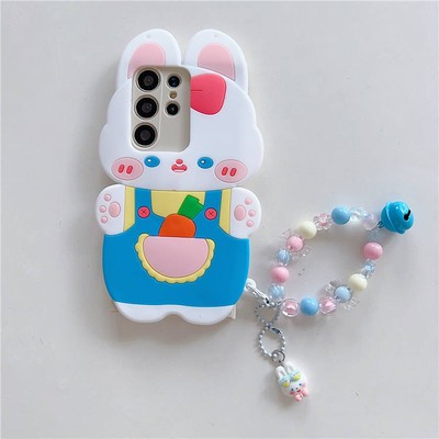3D Happy Duck Carrot Rabbit Soft Case Cover For Google Pixel 6 7 8 9 Pro Shell