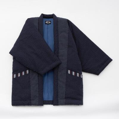 Japanese Kimono Hanten Warm Wear Winter Jacket LL (XL) size Made in JAPAN