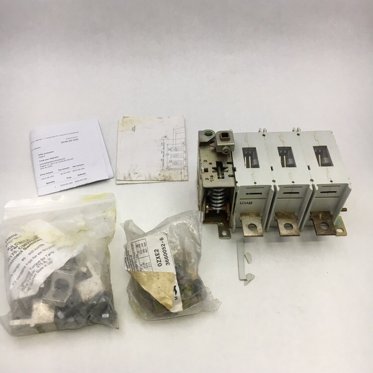 Cutler Hammer NIB C362N175 3P Non Fusible 175A 600V Switch Small Chip A71