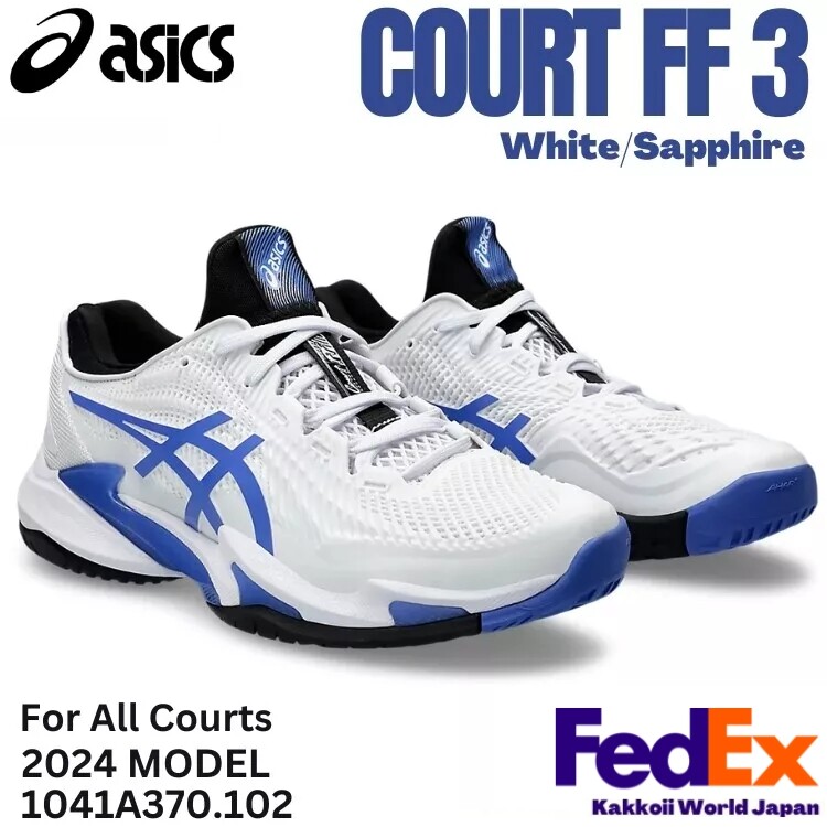 アシックス COURT FF 3 COURT FF 3 OC | Men | Black/White | Tennis Shoes for Men