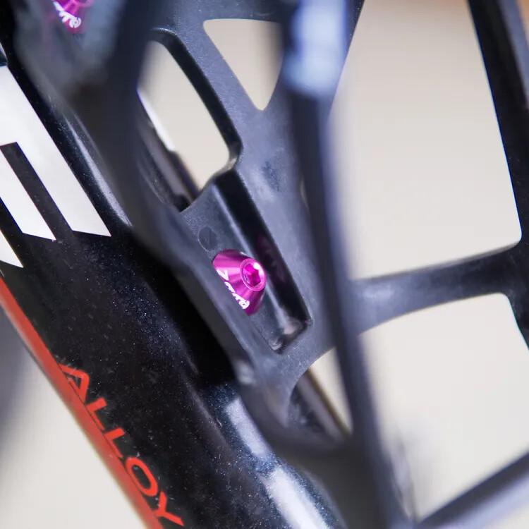 Bicycle Water Bottle Cage Bolts M5*10mm Aluminum Road Gravel Touring Mtb Ztto