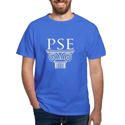 CafePress Pi Sigma Epsilon White Logo T Shirt 100% Cotton T-Shirt (1172549931)