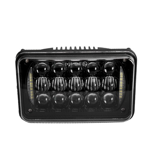 For Chevy S10 Blazer 1994-1997 4x6"inch LED Headlight Hi-Lo Sealed Beam Halo DRL