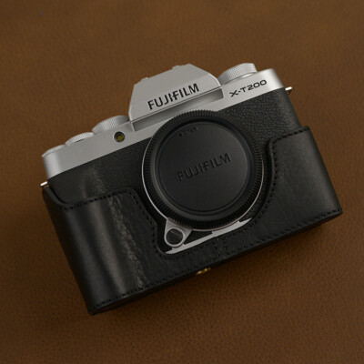 Genuine Real Leather Camera Bag Protective Case Cover For Fuji XT30 XT30II XT200