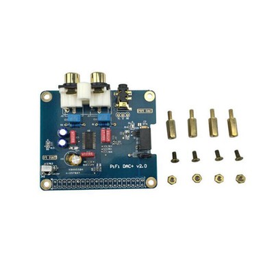Analog Audio Board HIFI DAC Sound Card Expansion Board I2S for Raspberry 4B/3B+