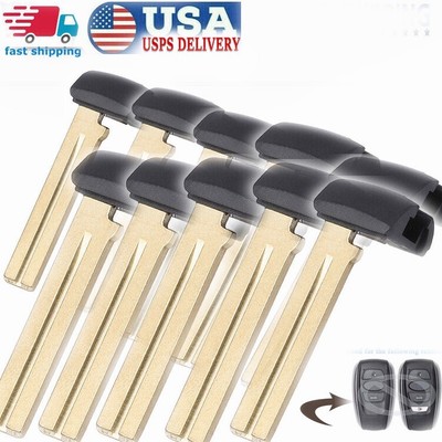 10XUncut Emergency Remote Key Blade FOB for Subaru Ascent Crosstrek Legacy WRX