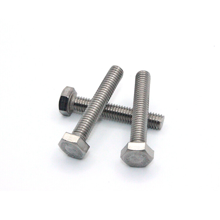 6mm FULLY THREADED HEX HEAD SET SCREWS BOLT STAINLESS STEEL A2 - DIN 933