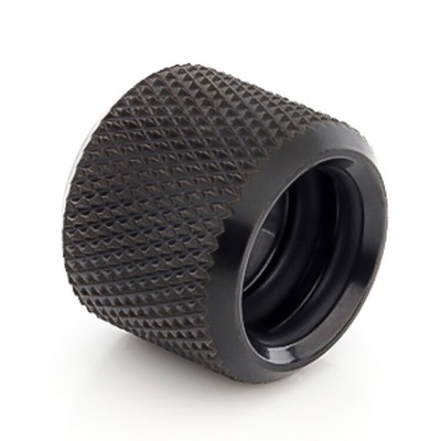 Bitspower Multi-Link Coupler Fitting for 12mm OD Rigid Tubing, Matte Black