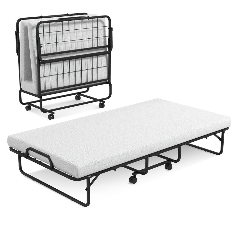 With Memory Foam Mattress - Portable & Durable