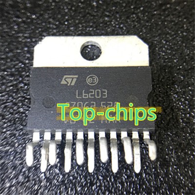 5PCS L6203   ZIP-11 DMOS FULL BRIDGE DRIVER NEW #E3