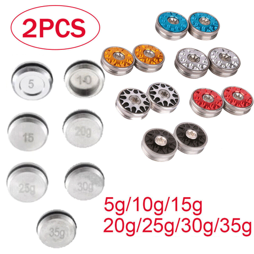 2Pcs Golf Weights for Odyssey Stroke Lab, O-Works Putters 5g-35g for Option New