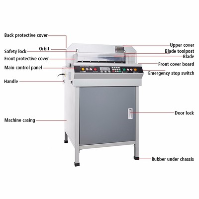 18" 450mm Cutting Machine Office Electric Paper Cutter Heavy Duty