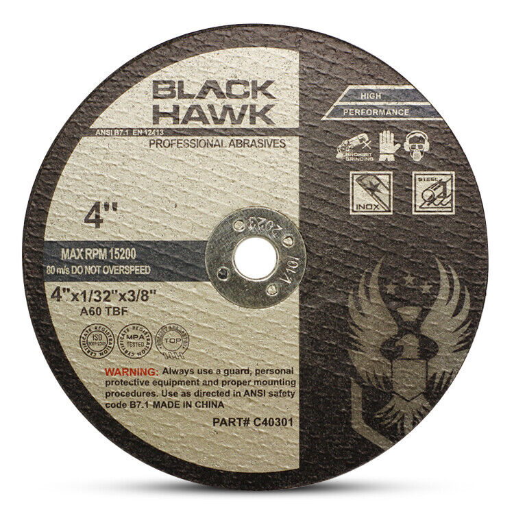 25 Pack - 4" x 1/32" x 3/8" Cut-Off Wheels for Die Grinder Metal Cutting Disc
