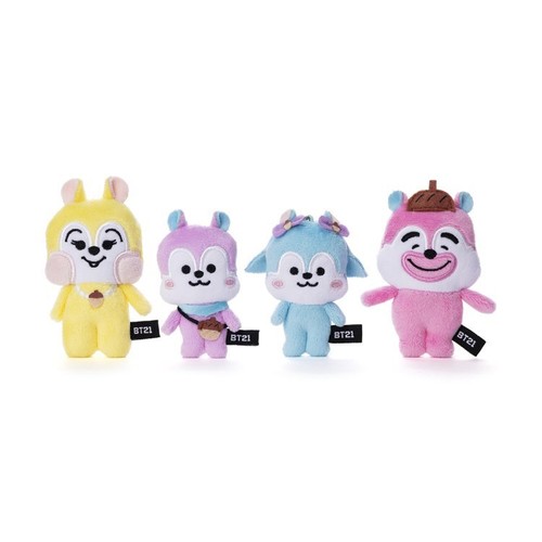 BT21 MANG マングッズ ぬいぐるみ マスコット 他 11点set BTS BT21 MANG Mini Plush Mascot Acorns ver Line Friends