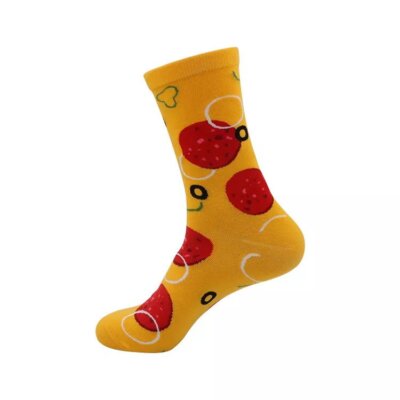 Pizza Socks Box 4 Pairs Weird Funny Crazy Gift Socks