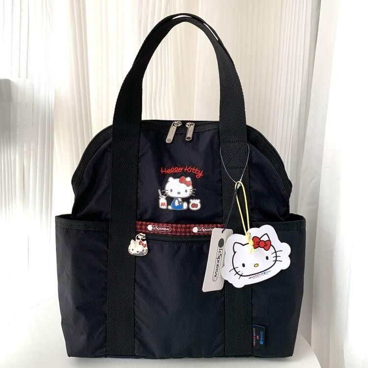 [LesportsacxHello Kitty]MINI N/S TOTEノーバッグノーライフ MINI N/S TOTEノーバッグノーライフ（トートバッグ