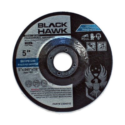 100 Pack - 5'' x .045'' x 7/8'' Depressed Center Cut-Off Wheel T27 Cutting Discs