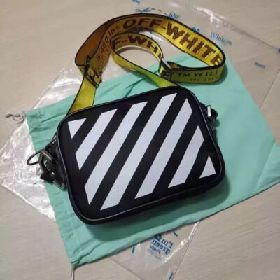 OFF WHITE OW Waist Bag Diagonal Cross Bag Commuter Bag Chest Bag