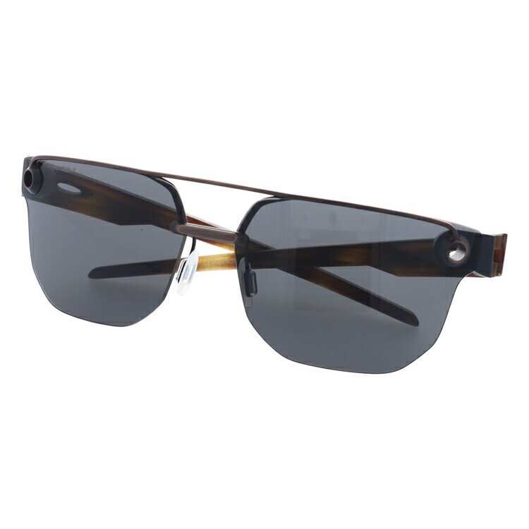 Pre-owned Oakley Chrystl Sunglasses Oo4136-0167 Prizm Heptagon Double Bridge Plutonite In Prizm Grey