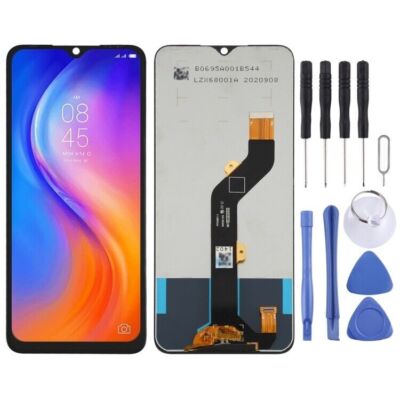 For Itel Vision 3 Plus LCD Screen with Digitizer Full Assembly Replacement Black