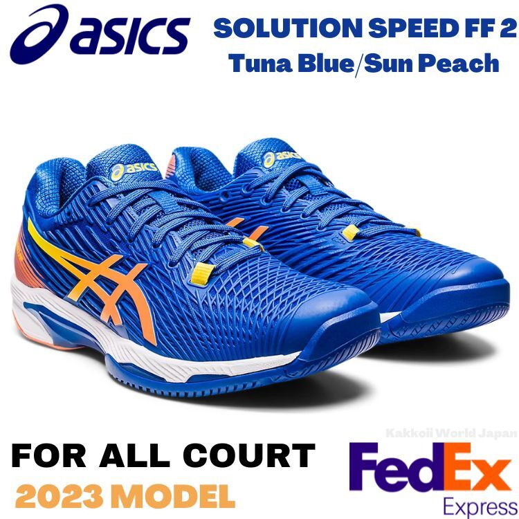 ASICS SOLUTION SPEED FF 2 ネイビー/ブルー ASICS SOLUTION SPEED FF 2 ネイビー/ブルー