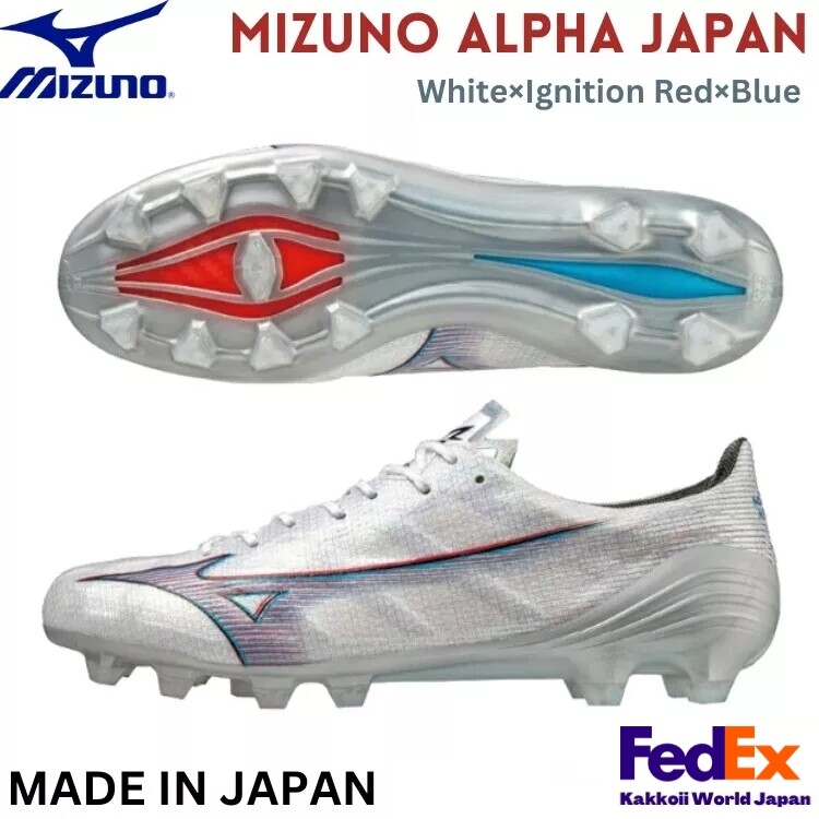 MIZUNO Soccer Cleats Mizuno Alpha JAPAN P1GA2360 09 White
