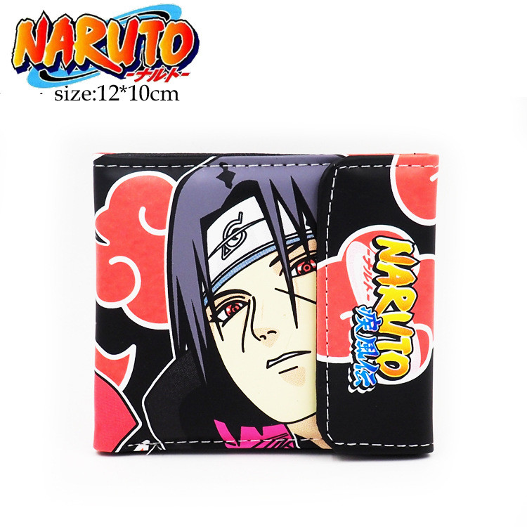 Naruto Itachi Uchiha Billfold Bifold Leather Wallet Cards Holder Purse Short Bag Ebay