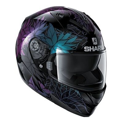 Helmet Gloss Black/purple Size Small