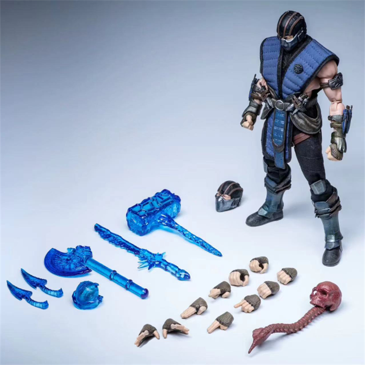 JM toys 1/12 ZK001 Frozen 1:12 Figure SUB ZERO Mortal Kombat
