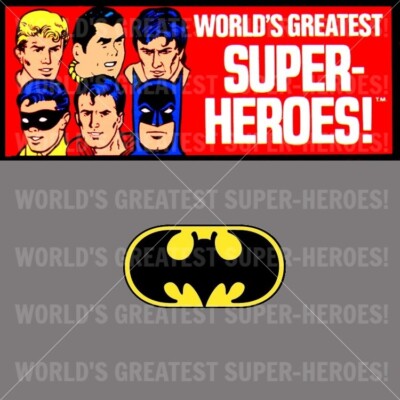 Mego Batman Decal for World's Greatest Superheroes 8'' Action Figure