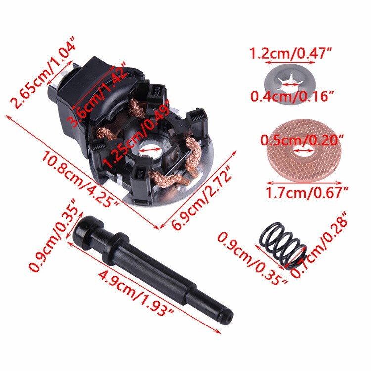 For NEW Starter Brush Repair Kit Honda Accord 2.4L W/ AT 2003 2004 2005 69-85200