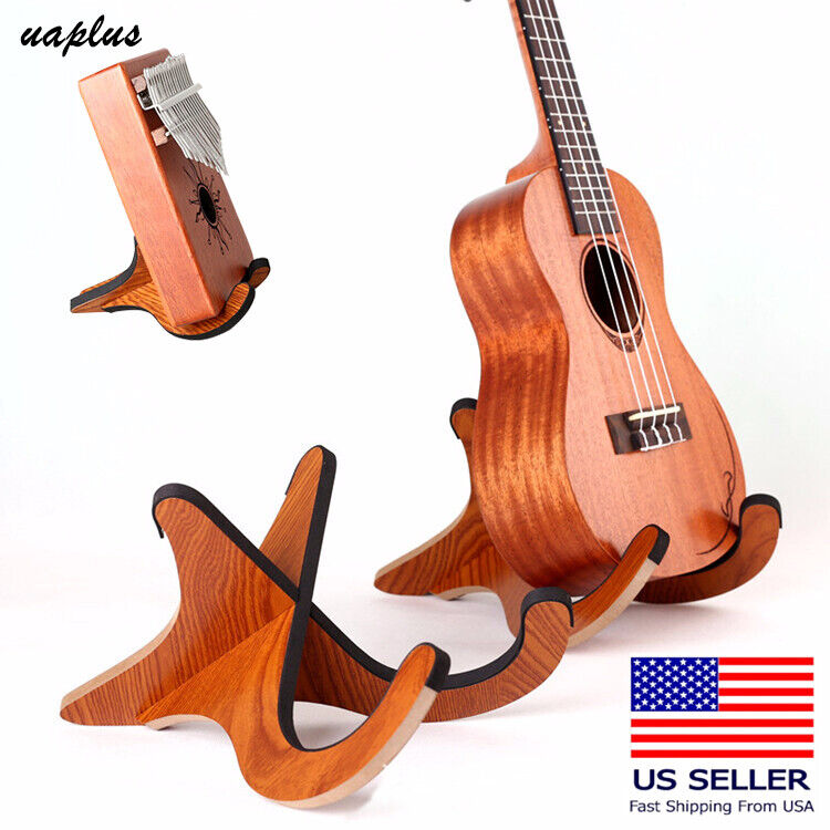 Portable Wooden Stand Bracket Holder Ukulele Violin Kalimba Mandolin Rack Us