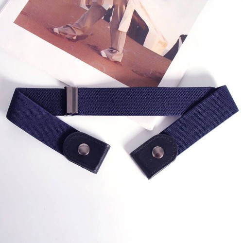 Men Women Buckle-free Elastic Invisible Waist Belt for Jeans No Bulge Hassle
