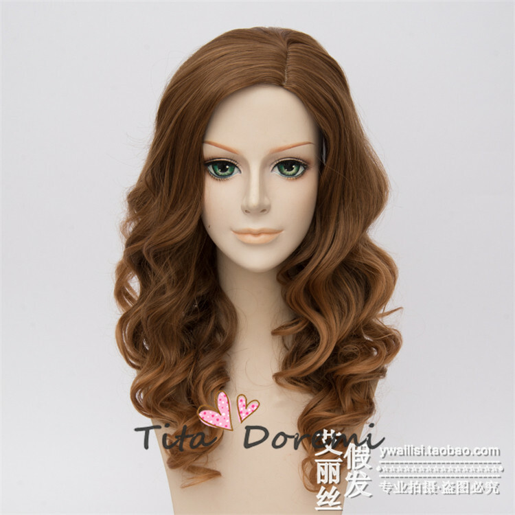 Cosplay Wig Harry Potter Hermione Granger Brown Long Fashion Party