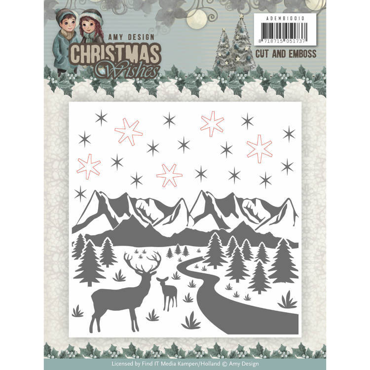 Schneide & Prägefolder – Amy Design - Christmas Wishes