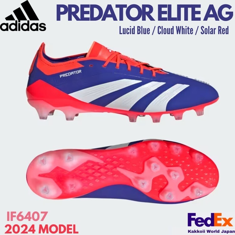 新品未使用 adidas PREDATOR ELITE L AG adidas Predator Elite AG Advancement - Lucid Blue/Footwear